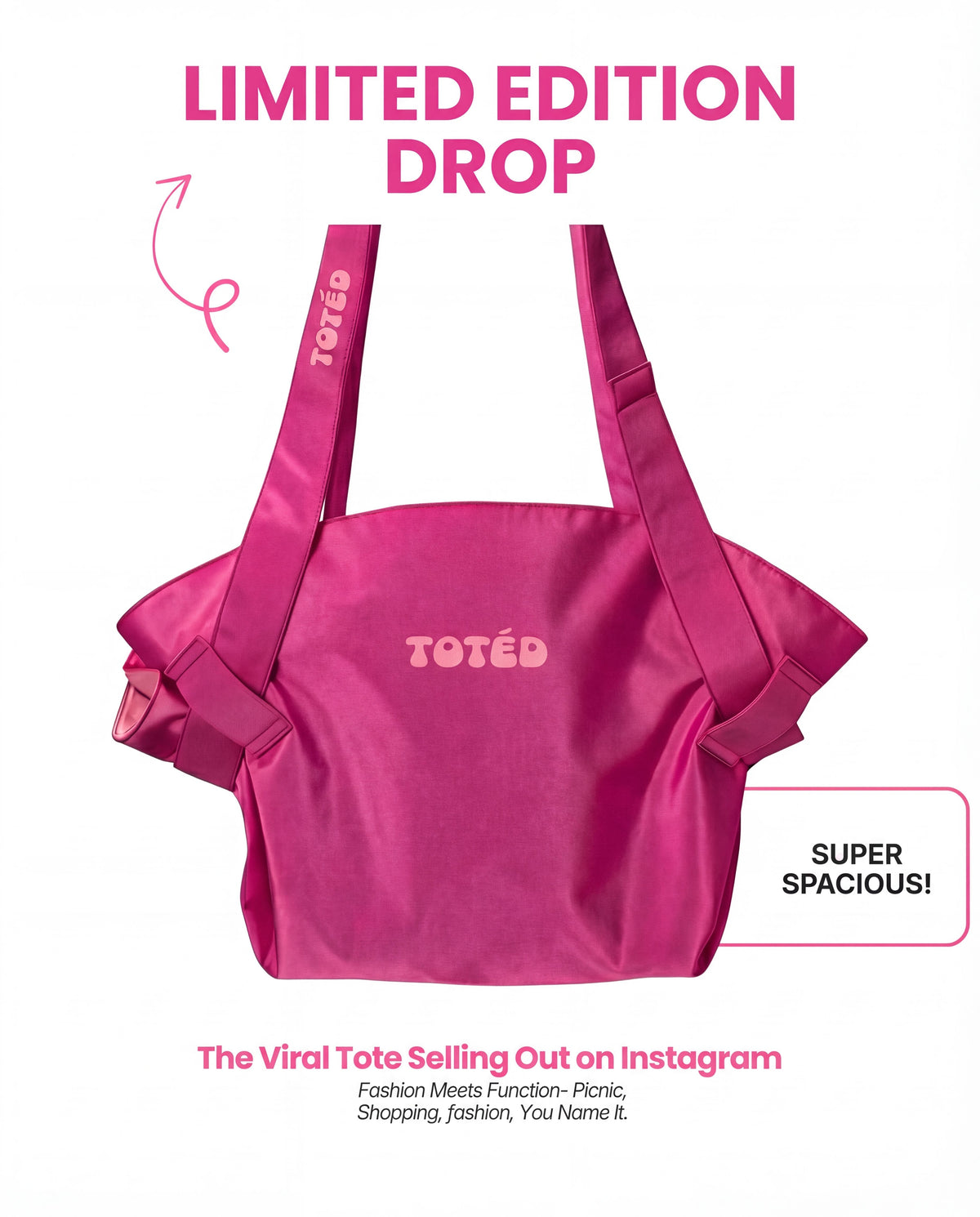 PINK TOTED BAG®