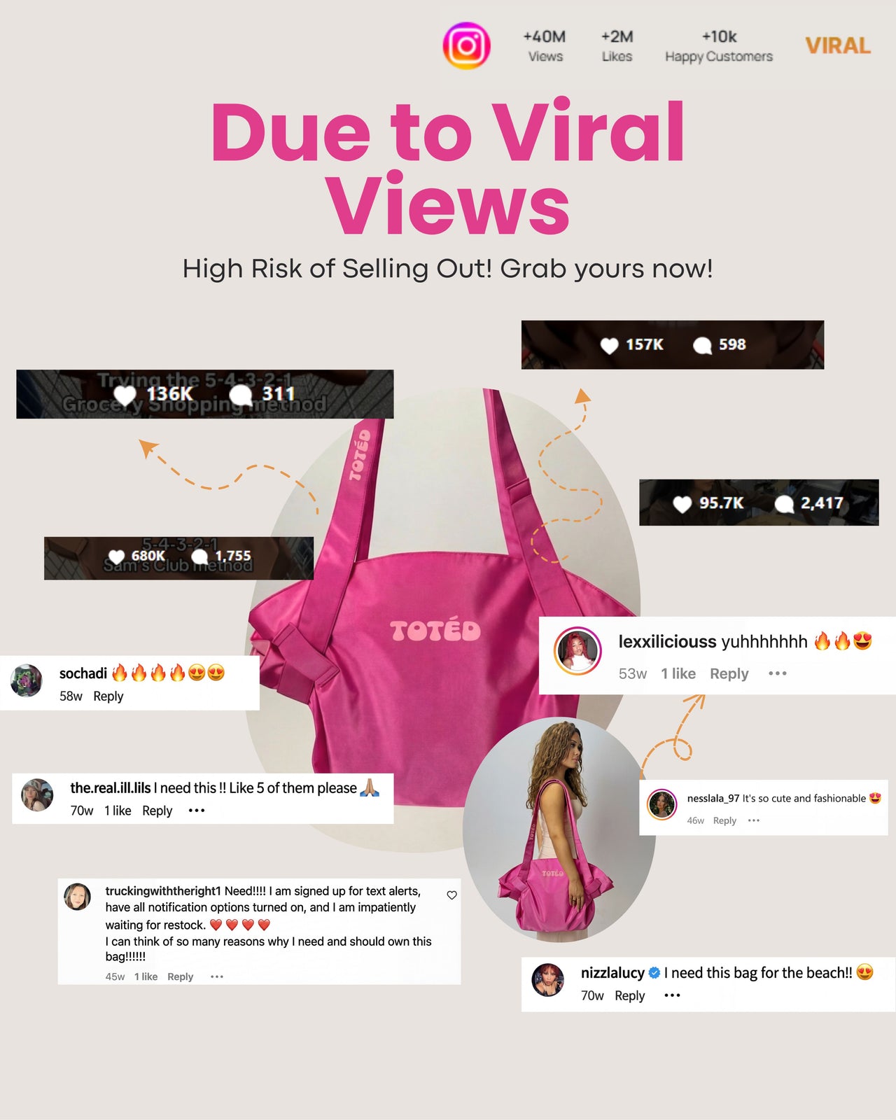 PINK TOTED BAG® Bundle