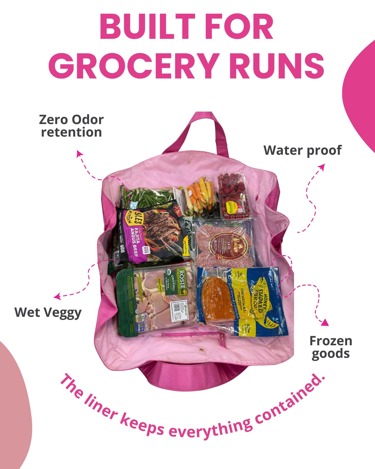 PINK TOTED BAG® - Bundle - Groceries