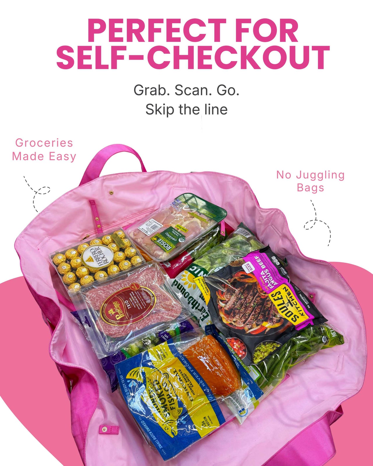 PINK TOTED BAG® - Bundle - Groceries