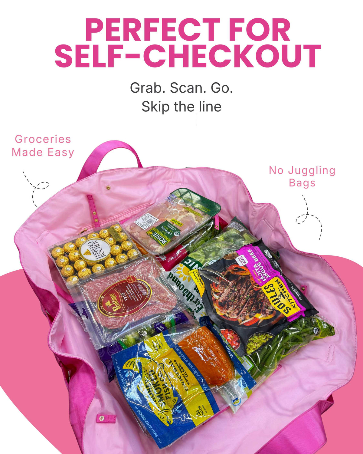 PINK TOTED BAG® - Bundle - Groceries